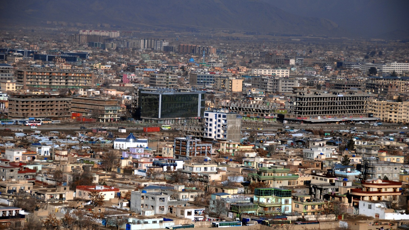 A view across Kabul, the Afghan capital.