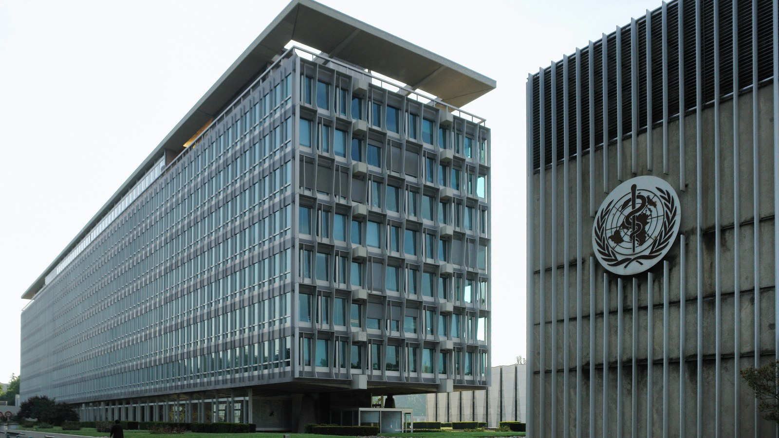 The headquarters of the World Health Organization in Geneva, Switzerland.