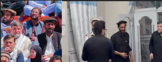 Abid Hussain Turi appearing at public places in 2026 (photos via special arrangement).