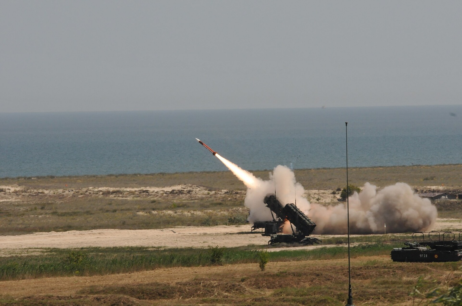 Patriot Missile System firing during Ex. Shabla 19 - Romania 19/6/2019