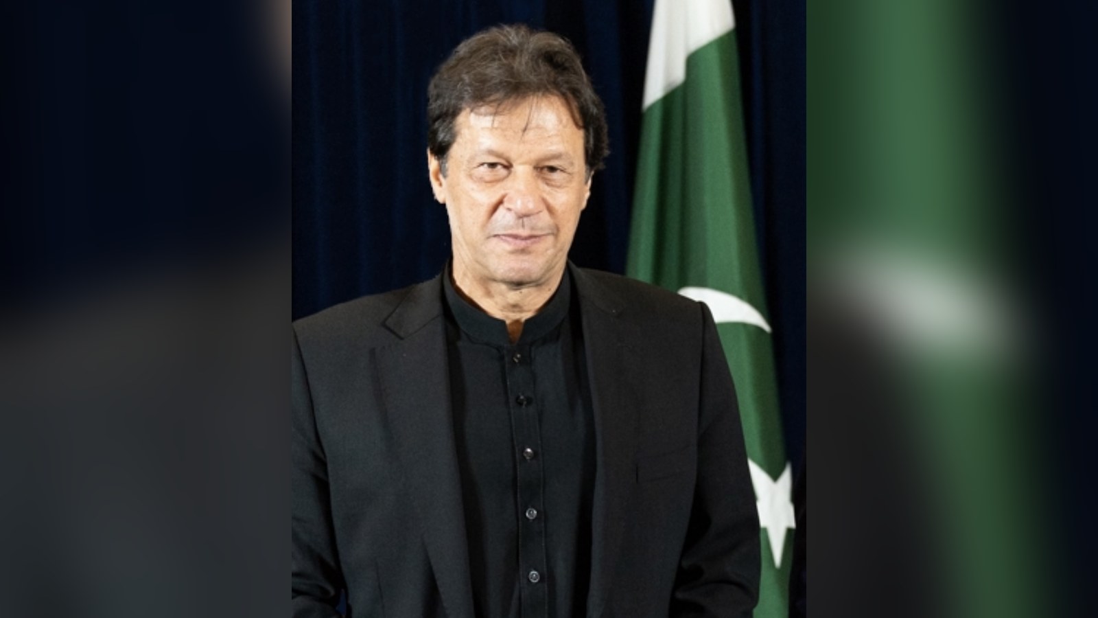 Imran Khan speaking at the United Nations General Assembly in New York.
