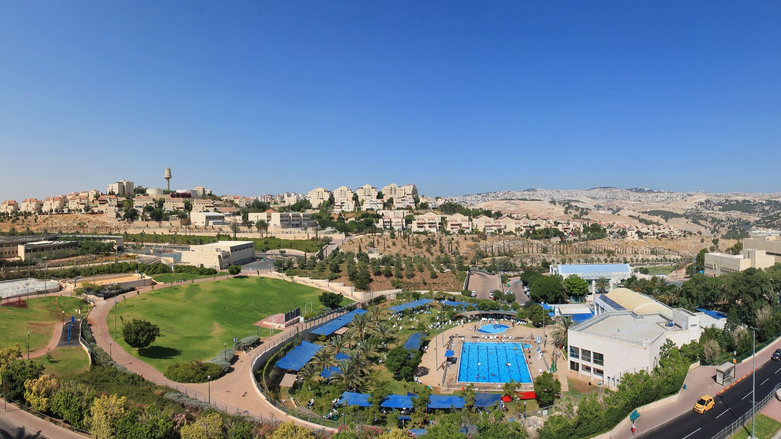 Housing blocks of the Israeli settlement of Maale Adumim in the occupied West Bank