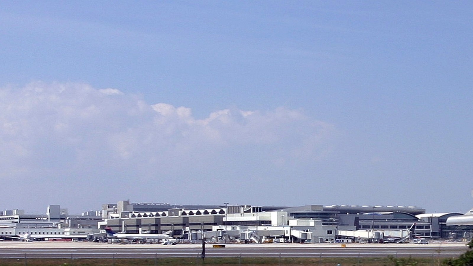 Miami International Airport viewed from the south